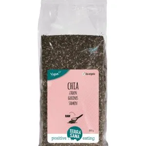 Terrasana Raw Chia Zaad Zwart Bio (600 gr)
