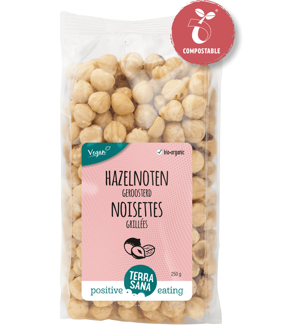 Terrasana Hazelnoten Geroosterd Bio (250 gr)