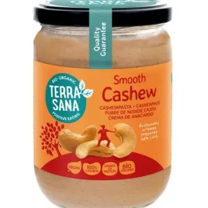 TerraSana Cashewnotenpasta zonder zout bio (500 gr)