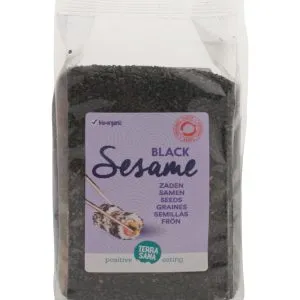 Terrasana Sesamzaad Zwart Ongepeld Bio (175 gr)