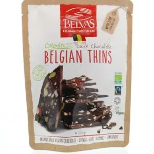 Belvas Thins puur goji amandel bio (120 gr)