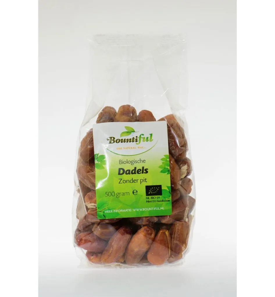 Bountiful Dadels Zonder Pit Bio (500 gr)