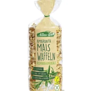 Allos Amarant Maiswafels Rozemarijn Bio (100 gr)