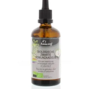 It'S Amazing Zwart Komijnzaad Olie Bio (100 ml)