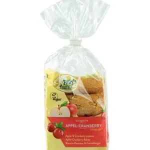 Billy's Farm Appel cranberry staafjes bio (175 gr)