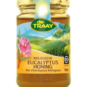 De Traay Eucalyptus honing creme bio (350 gr)