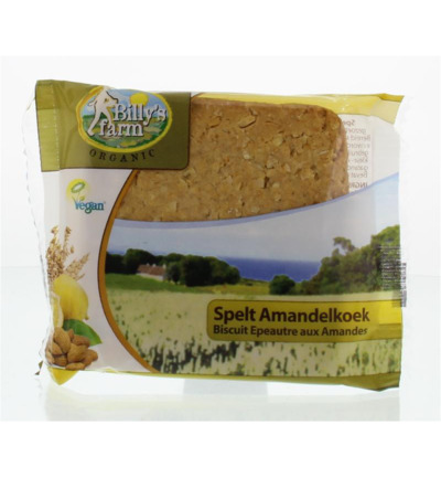 Billy's Farm Spelt amandelkoeken bio (50 gr)