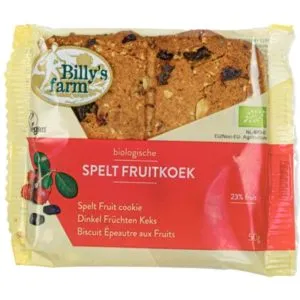Billy's Farm Spelt fruitkoek bio (50 gr)