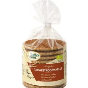 Billy's Farm Tarwestroopwafels bio (315 gr)