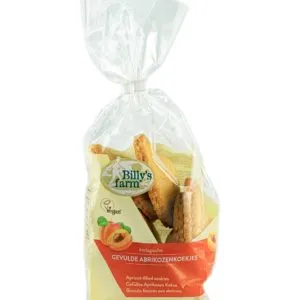 Billy's Farm Abrikozenkoekje gevuld bio (200 gr)