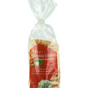 Billy'S Farm Macadamia Chocolade Haverkoeken Bio (200 gr)