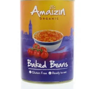 Amaizin Witte Bonen In Tomatensaus Bio (400 gr)