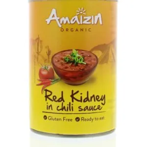 Amaizin Rode Kidneybonen In Chilisaus Bio (400 gr)