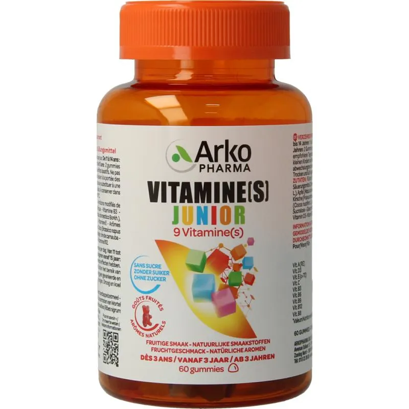 Arkopharma Vitamines Junior fruitgum (60 stuks)
