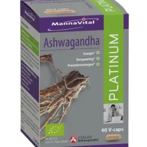Mannavital Ashwagandha Platinum Bio (60 vega capsules)