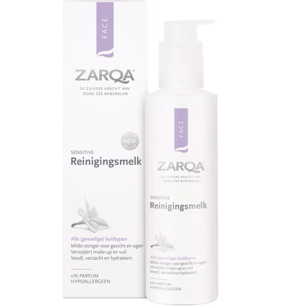 Zarqa Reinigingsmelk Sensitive (200 ml)