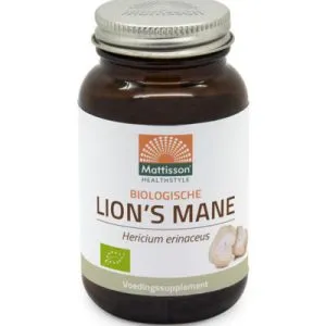 Mattisson Lion'S Mane 500Mg Bio (60 vega capsules)