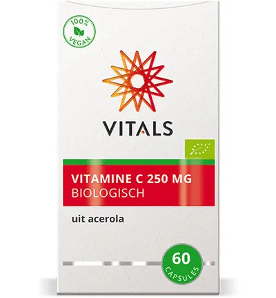 Vitals Vitamine C 250 mg Biologisch (60 capsules) - image 2