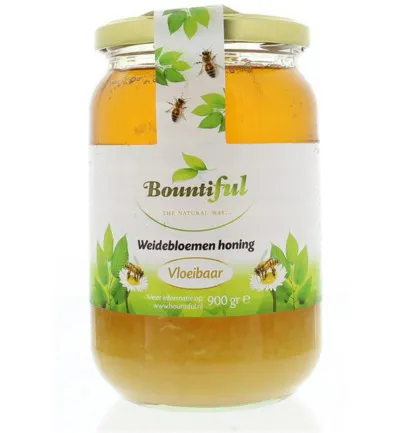 Bountiful Weidebloemen honing vloeibaar (900 gr)