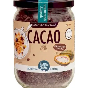 Terrasana Raw Cacao Nibs In Glas Bio (230 gr)