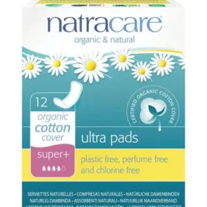 Natracare Maandverband super plus (12 stuks)