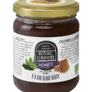 Royalgreen Elderberry honey bio (250 gr)