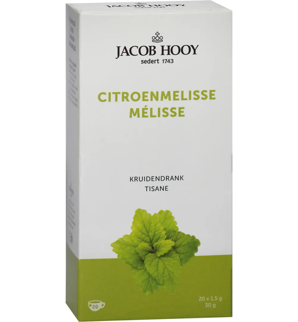 Jacob Hooy Citroenmelisse Theezakjes Gold (20 stuks)