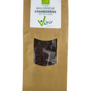 Vitiv Cranberries Rietsuiker Bio (500 gr)