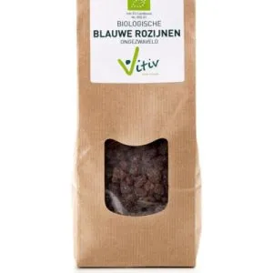 Vitiv Blauwe Rozijnen Klein Bio (250 gr)