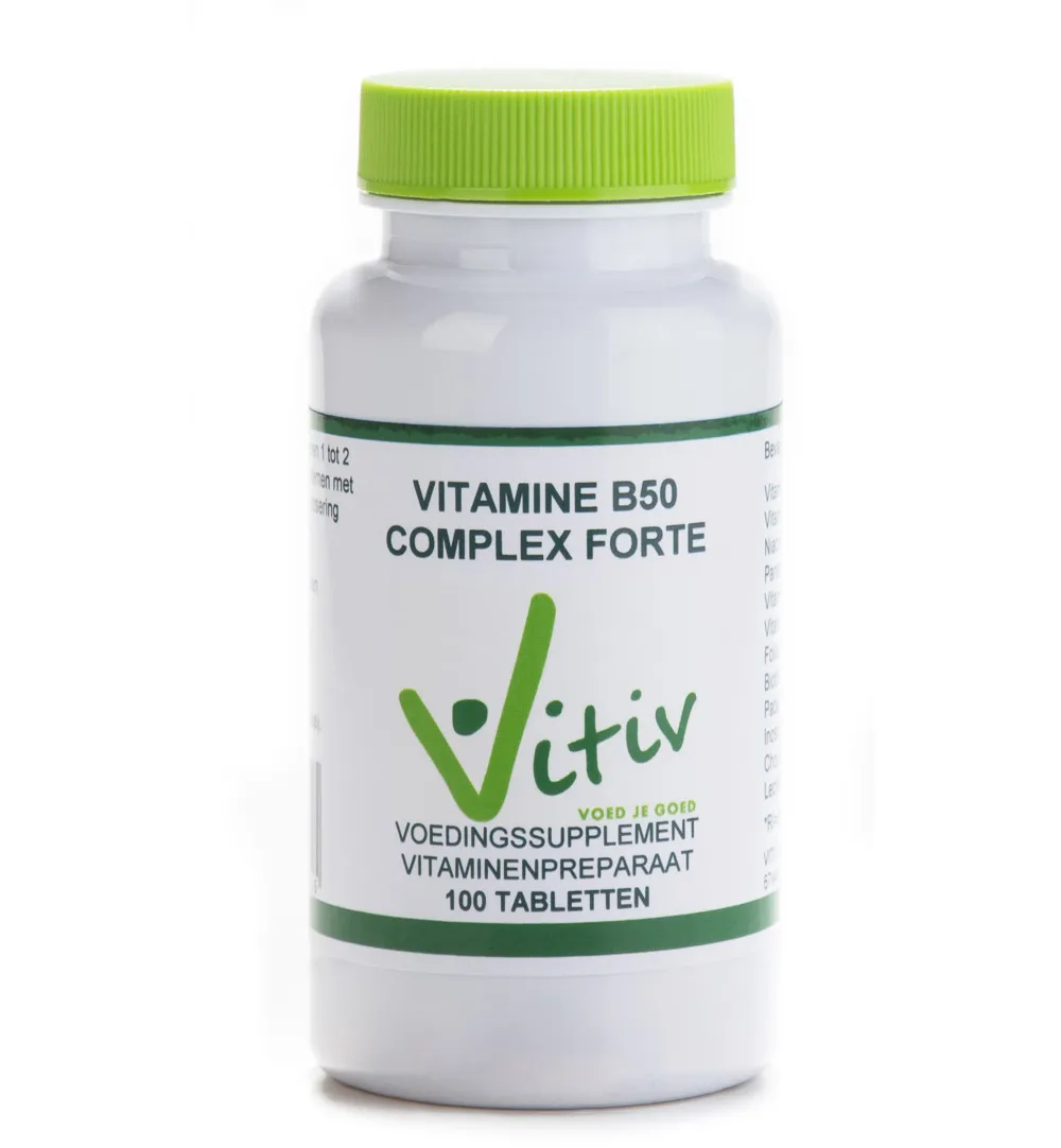 Vitiv Vitamine B50 complex (100 tabletten)