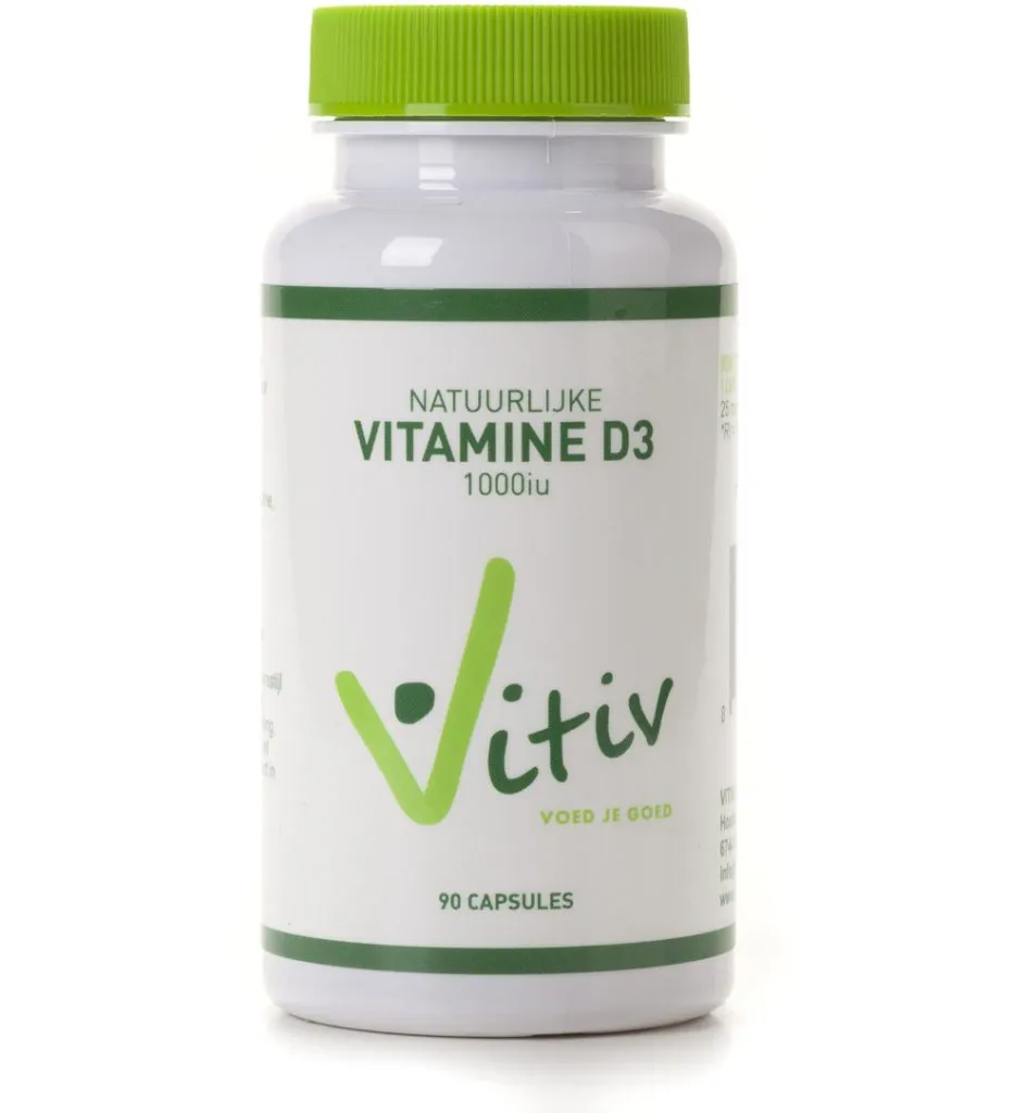 Vitiv Vitamine D3 1000IU (90 capsules)