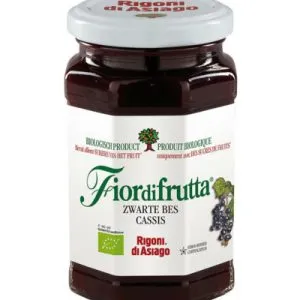 Fiordifrutta Zwarte bessenjam bio (250 gr)