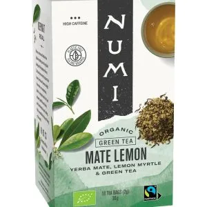 Numigreen tea mate lemon bio (18 stuks)