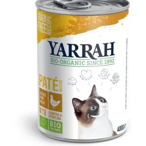 Yarrah Kat Pate Met Kip Bio (400 gr)