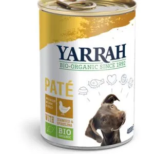 Yarrah Hond Pate Met Kip Bio (400 gr)
