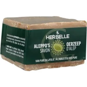 Herbelle Aleppo zeep olijf en water (180 gr)