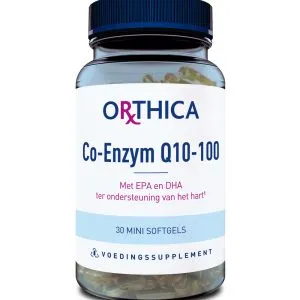 Orthica Co-enzym Q10-100 (30 softgels)