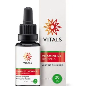 Vitals Vitamine D3 druppels (20 ml)