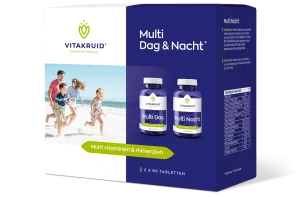 Vitakruid Multi Dag & Nacht HD 100% Vegan (2 x 90 tabletten)