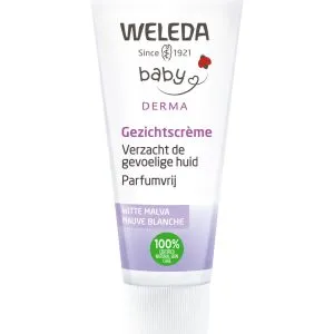 WELEDA Baby witte malva sensitive gezichtscreme (50 ml)