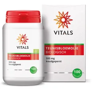 Vitals Teunisbloemolie 500 Mg Bio (100 softgels)