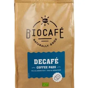 Biocafé Coffee pads caffeinevrij bio (36 stuks)