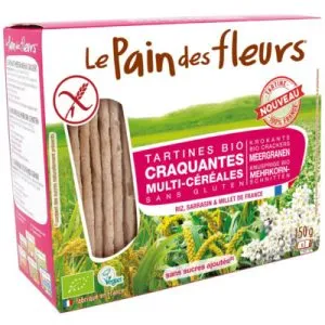 Le Pain Des Fleurs Meergranen Crackers Bio (150 gr)