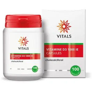 Vitals Vitamine D3 1000IE (100 capsules)