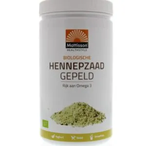 Mattisson Absolute Hemp Seeds Hulled Hennepzaad Gepeld Bio (500 gr)