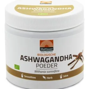 Mattisson Ashwagandha Poeder Withania Somnifera Bio (200 gr)