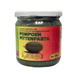 Monki Pompoenpittenpasta bio (330 gr)