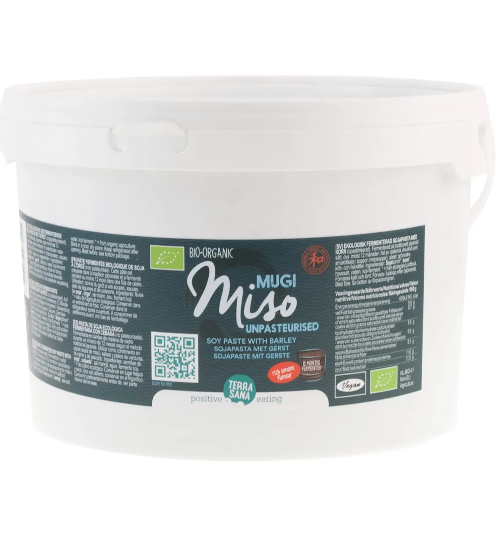 Terrasana Mugi Miso Gerst Ongepateuriseerd Bio (2500 gr)