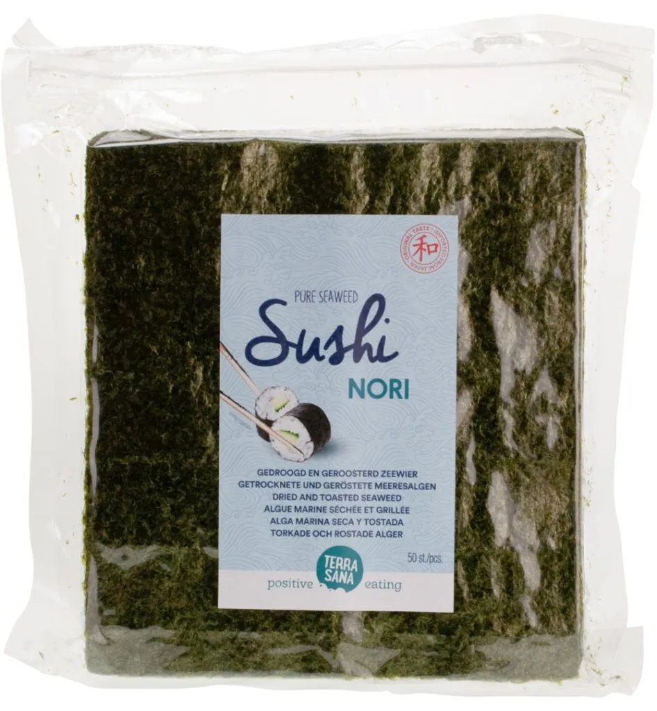 Terrasana Sushi Nori Geroosterd (125 gr)