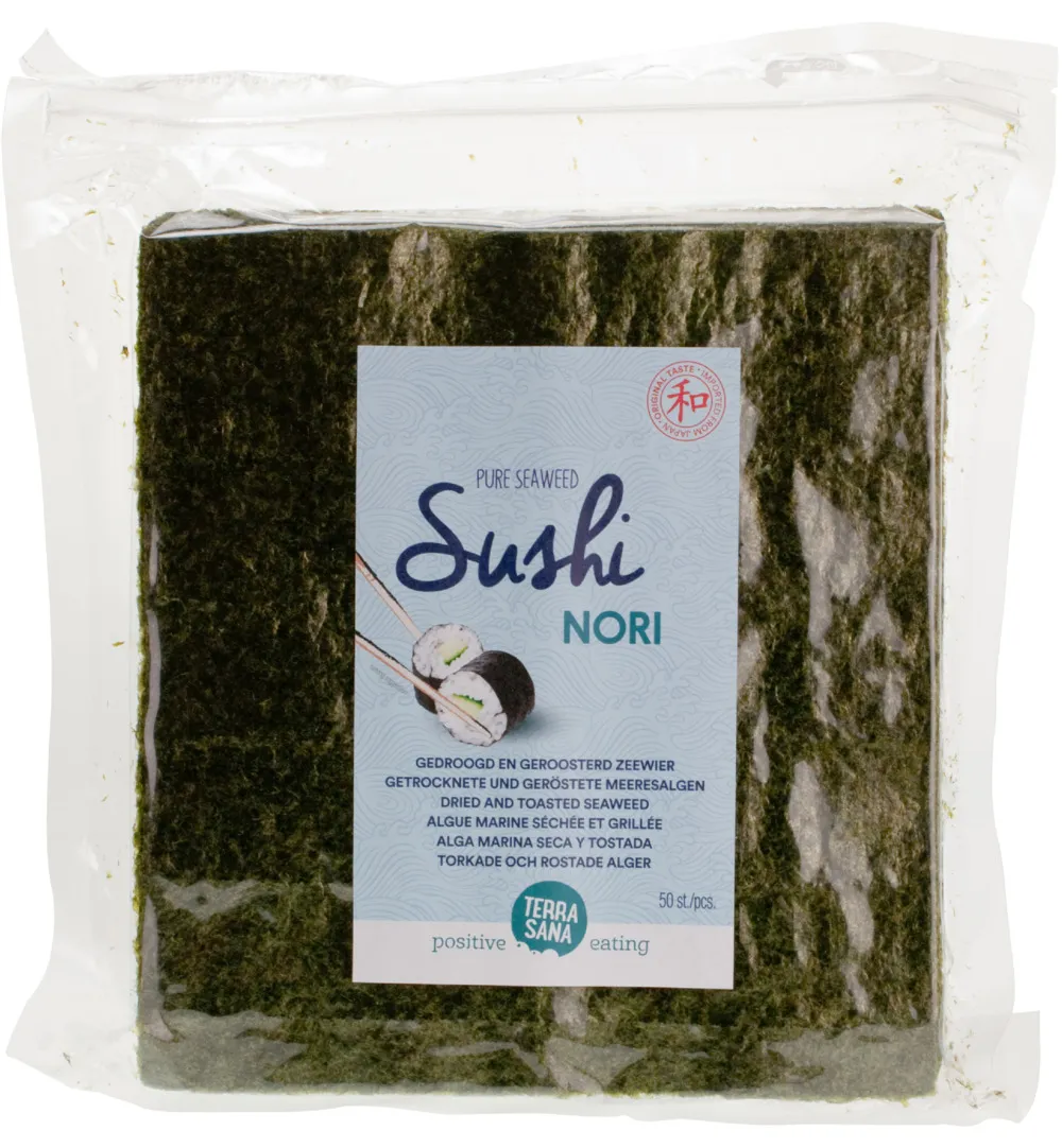 Terrasana Sushi Nori Geroosterd (125 gr)